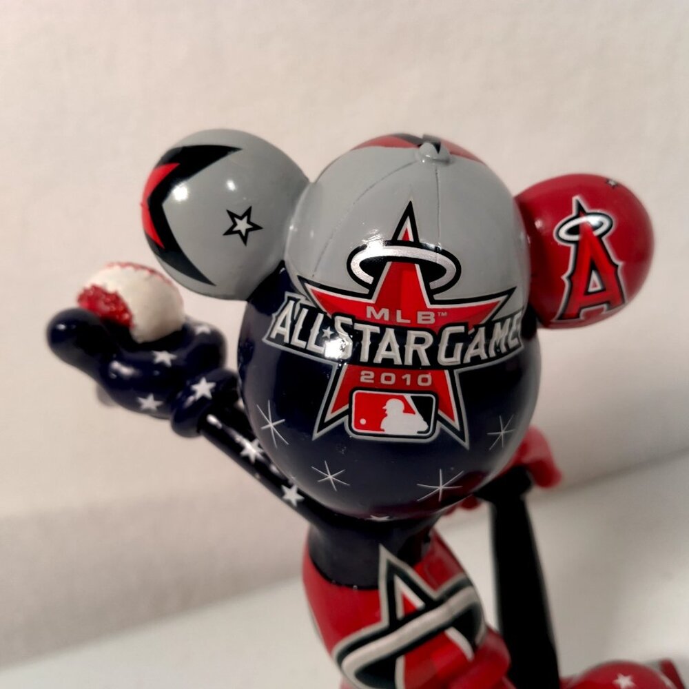 Mickey Mouse Figurine Los Angeles Angels Baseball MLB All Star Game Collectible - Picture 7 of 16